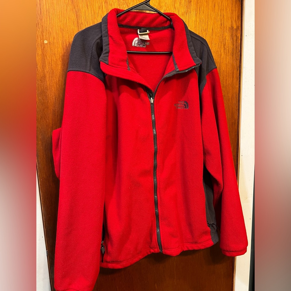 The North Face Men's Red and Black Performance Jacket